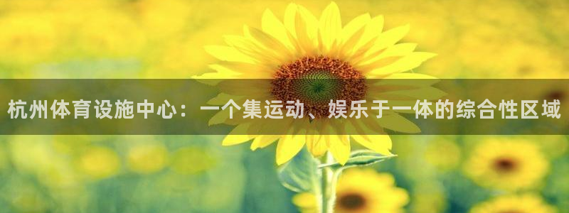 凯捷体育平台注册：杭州体育设施中心：一个集运动、娱乐于一体的